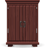Stock clipart of a cabinet